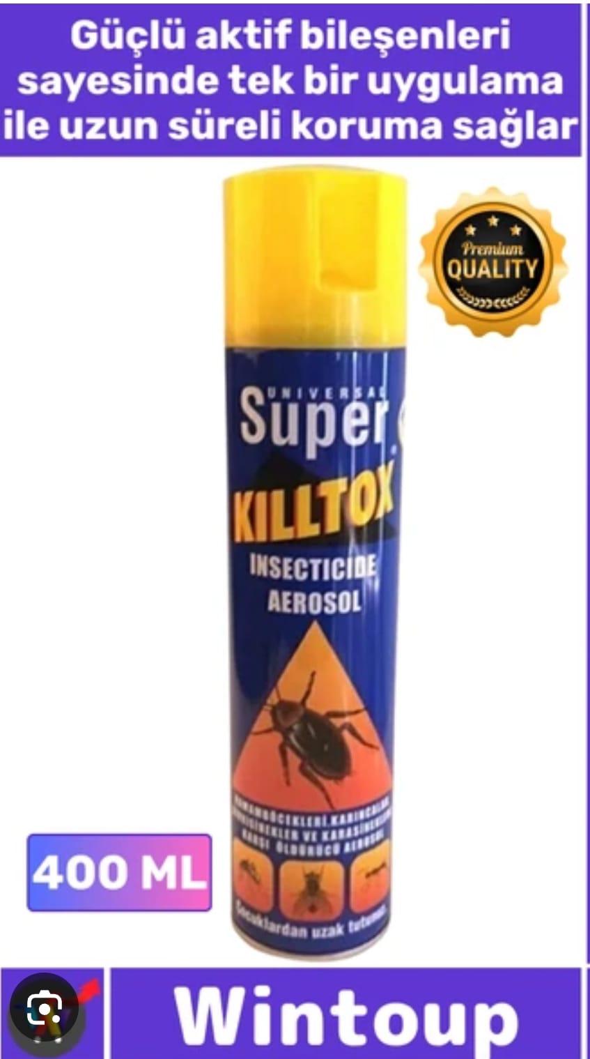 KILLTOX BÖCEK SİNEK KARINCA İLACI 400 ML